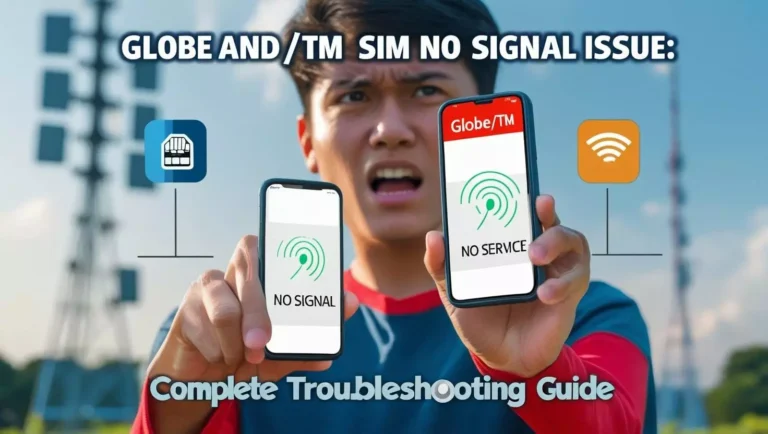 Globe and TM SIM No Signal Issue