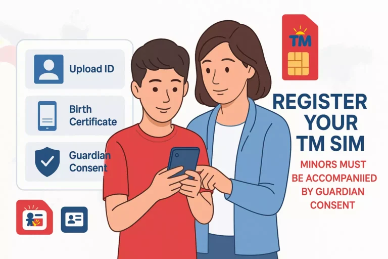 TM SIM Registration for Minors