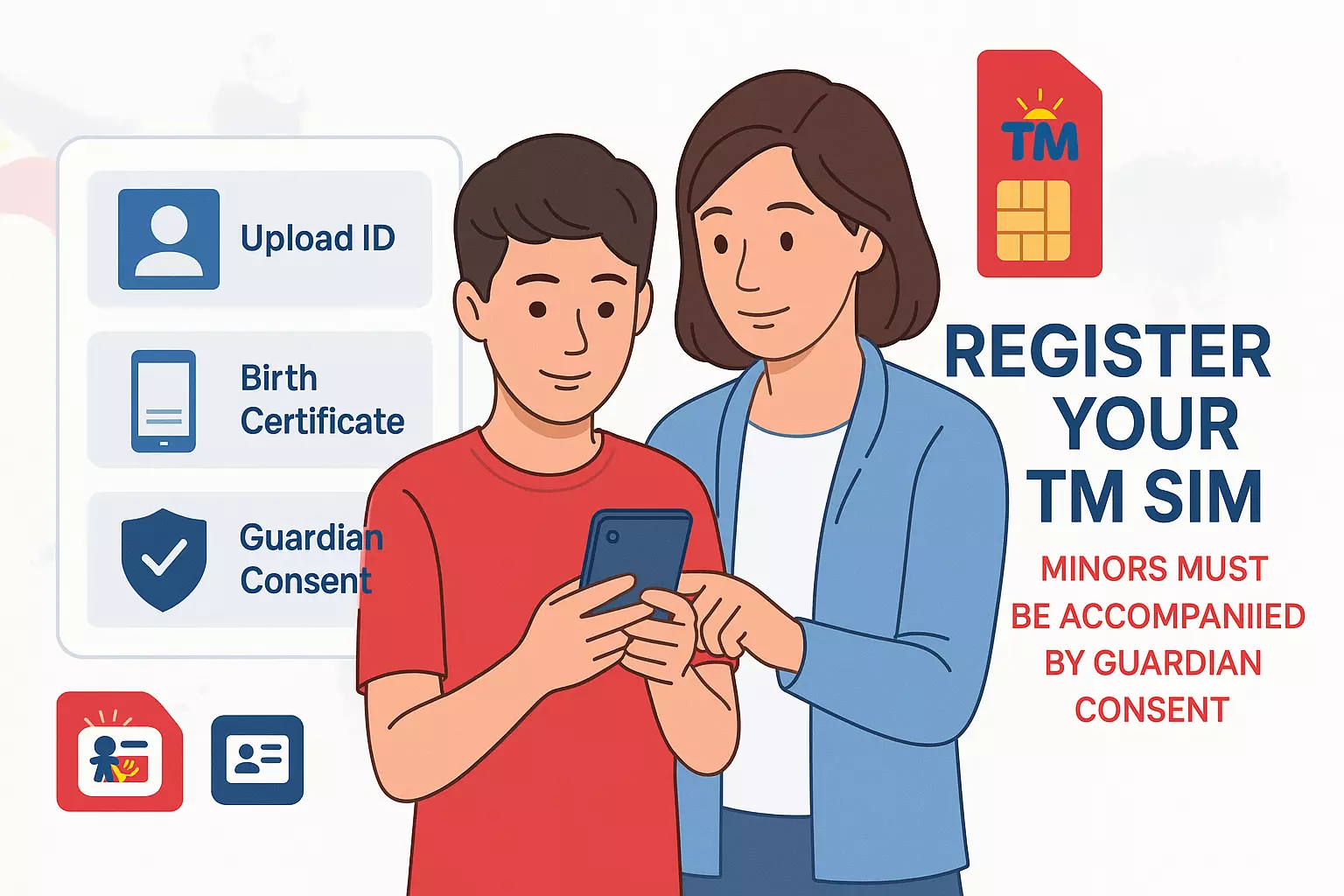 TM SIM Registration for Minors