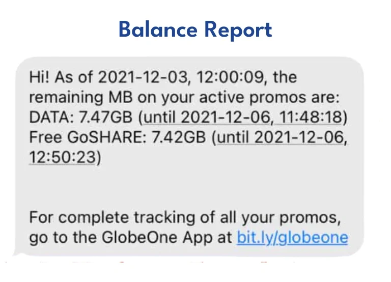 Balance-Report