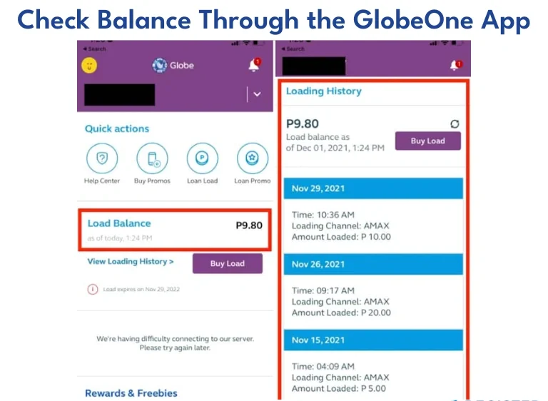 Check-Balance-Through-the-GlobeOne-App