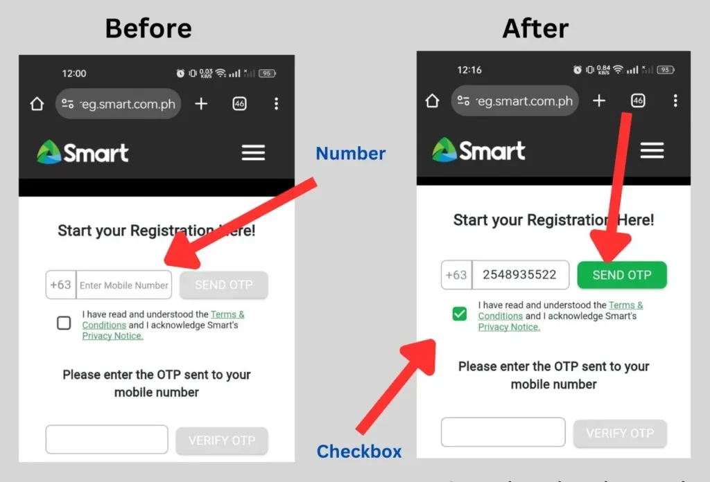 Smart-Sim-Registration-Enter-Mobile-Number