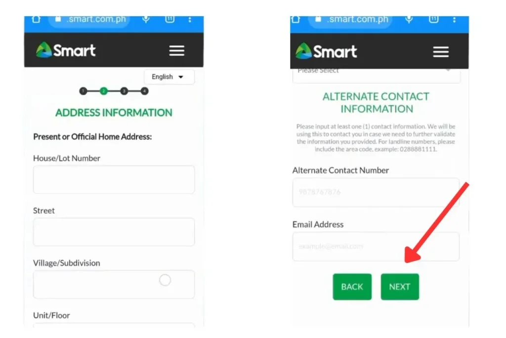 Smart-Sim-Registration-Form-Address