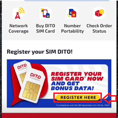 dito-sim-register